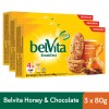 Belvita Breakfast Honey & Chocolate Biscuits (80g x 3)